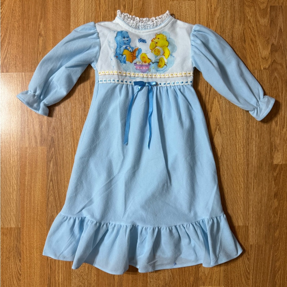 Vintage 1980’s Care Bears Nightgown Girls Size 2T Bates-Jama